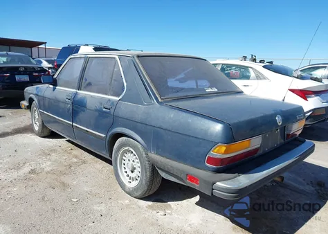 1984 BMW 528 E from USA, damaged, VIN WBADK7301E9202300